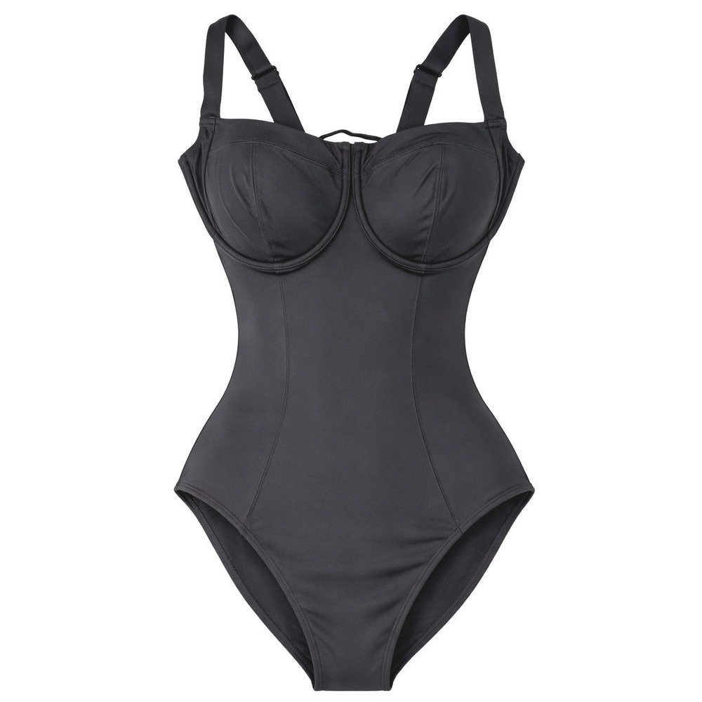 TA3 Lifty One Piece Swimsuit Black‎ Sculpting Corset Shaping Swimwear XS NWT